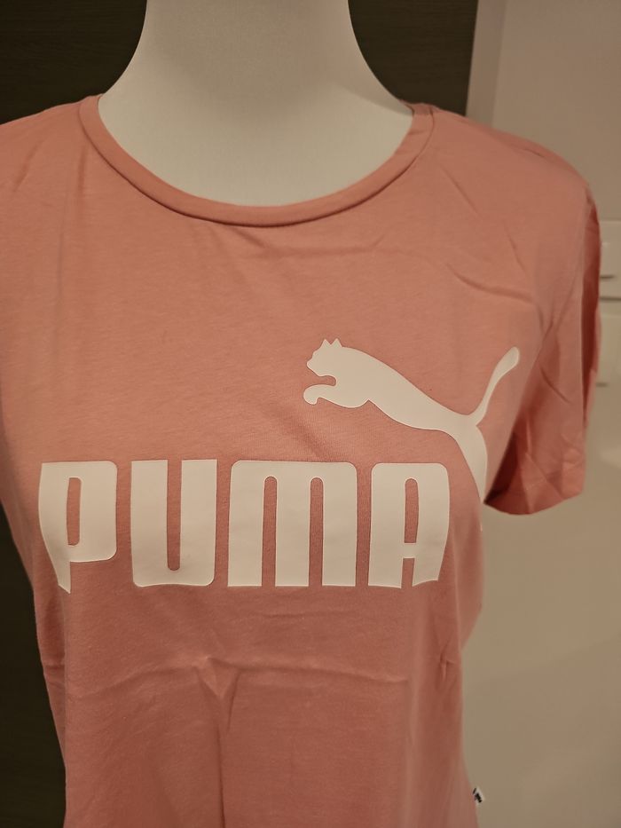 👚 t shirt PUMA rose corail femme XL sport casual 👚 - photo numéro 2