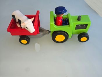 123 playmobil tracteur 6715 complet