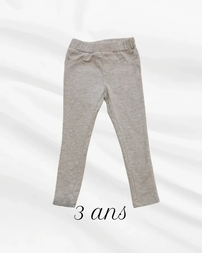 Jegging gris 3 ans