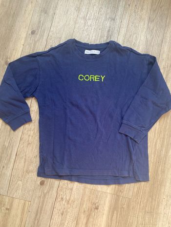 T shirt bleu zara manche longue 8 ans