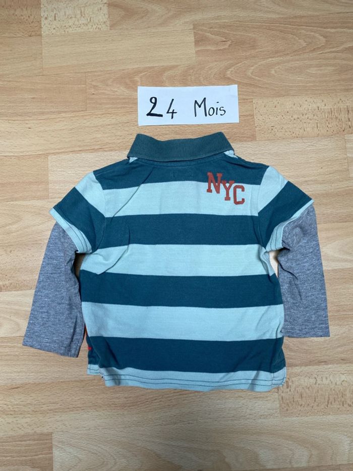 Polo manches longues 24 mois Kiabi - photo numéro 2