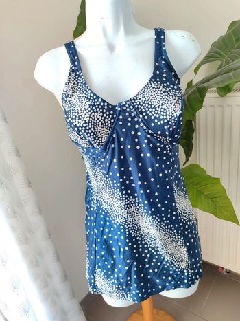 Maillot de bain Tankini a pois 1 pièce
