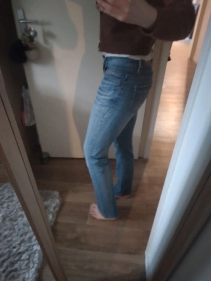 🌸Jean bleu taille basse bonobo a 3€🌸 - photo numéro 8
