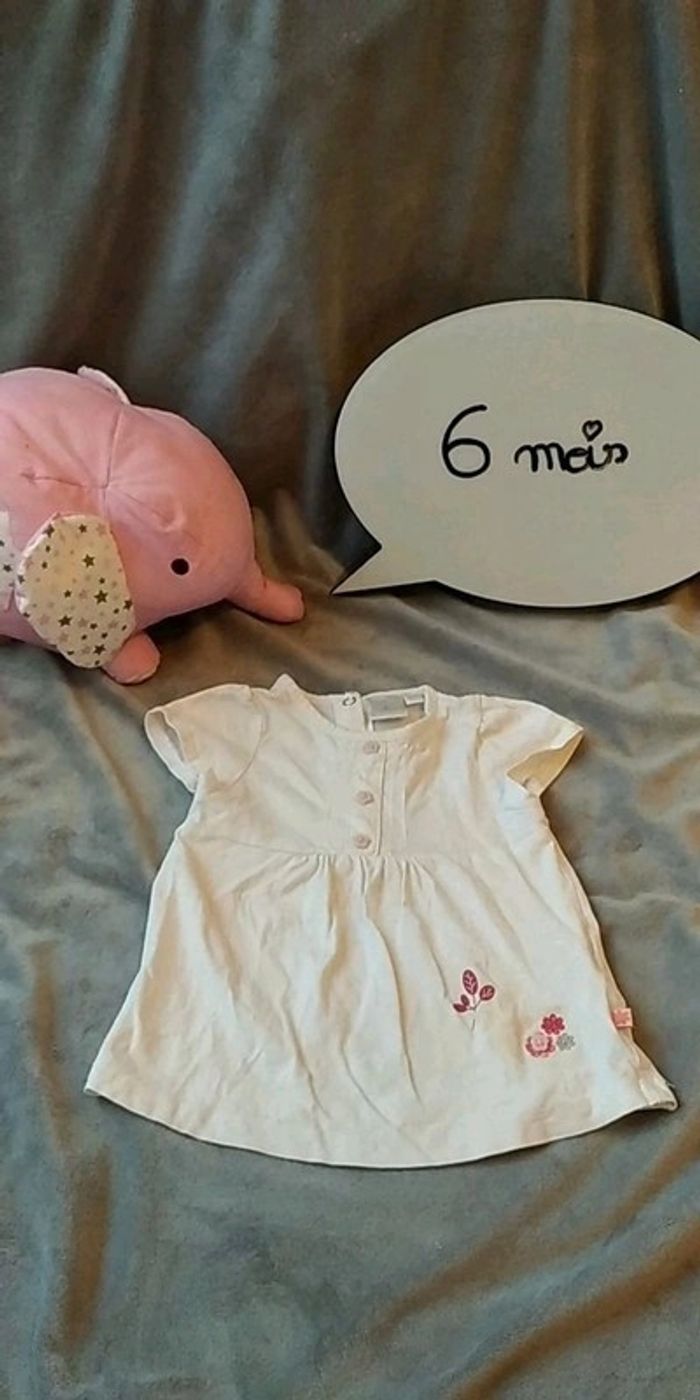 Haut Tee shirt Tunique Blouse manches courtes Fille 6 mois 100% coton Cadet Rousselle