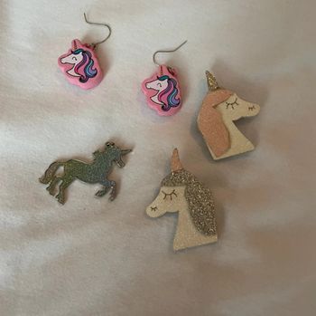 Lot bijoux licorne