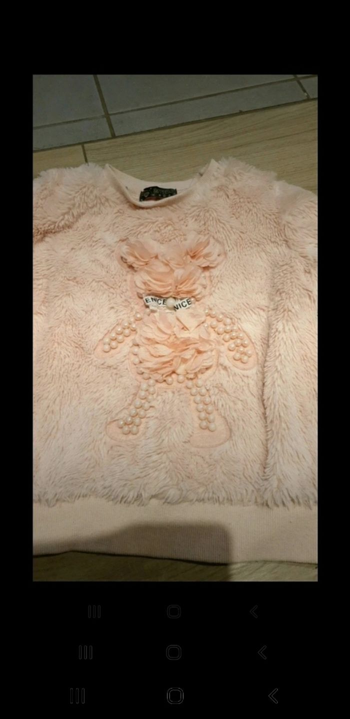 Sweat moumoute fille 7/8 ans - photo numéro 2