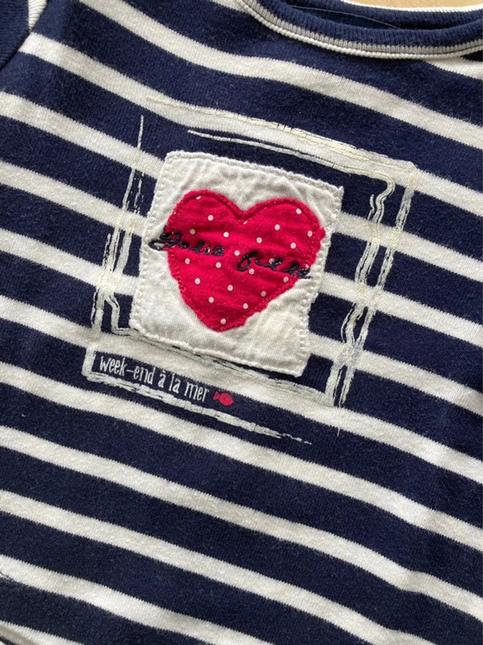 Tee-Shirt épais bébé fille - Week-end à la mer - photo numéro 3