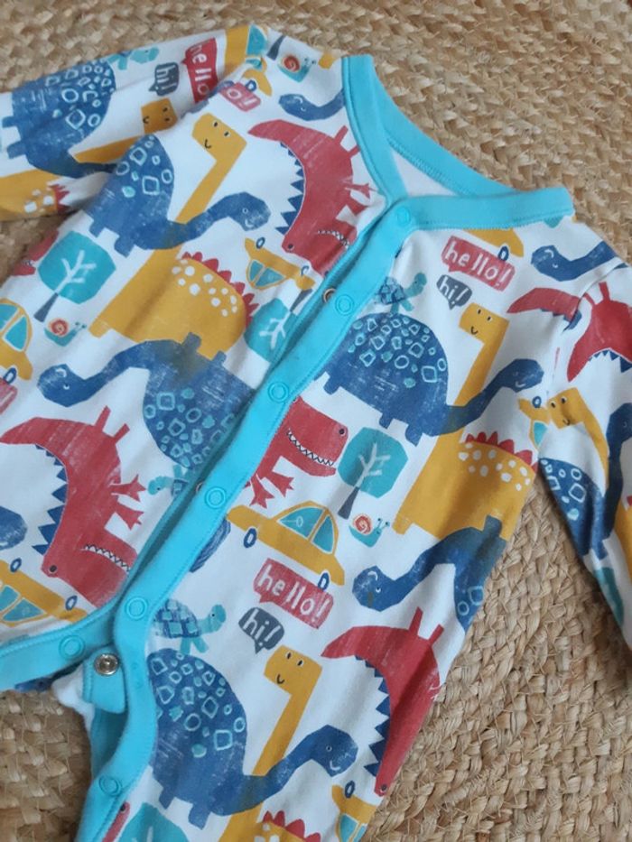 Lot de 3 pyjamas fins 1 pièce 3 mois - photo numéro 3
