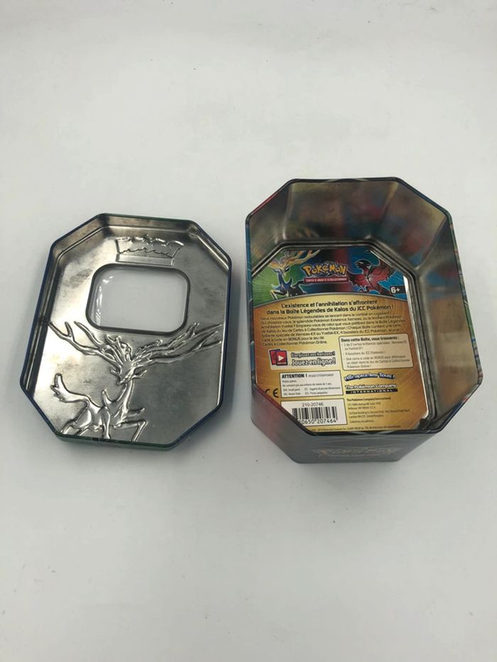 Boîte de rangement métallique de cartes Pokémon édition XY - photo numéro 2