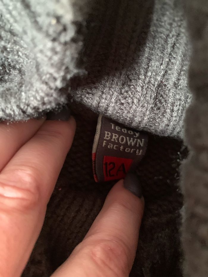 Pull gris taille 12 ans - photo numéro 4