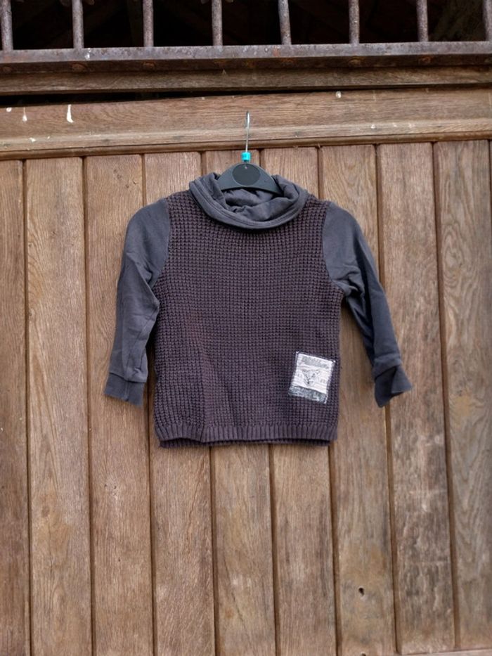 Pull garçon col roule 4 ans kiabi