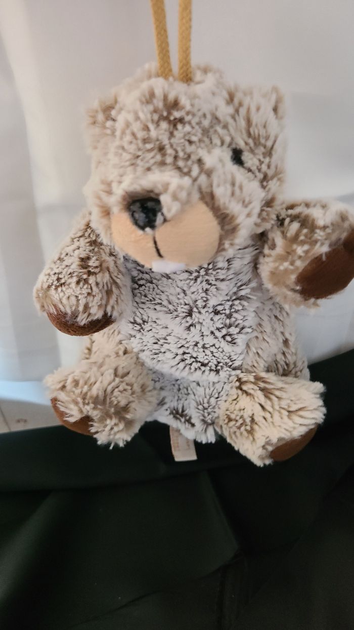 RODADOU RODA DOUDOU MARMOTTE REFLET MARRON GRIS CHINE - photo numéro 2