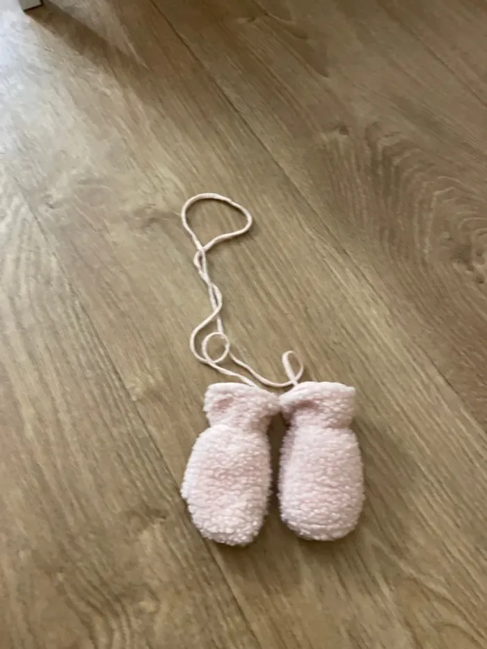 Moufles rose bébé 3-12 mois - photo numéro 6