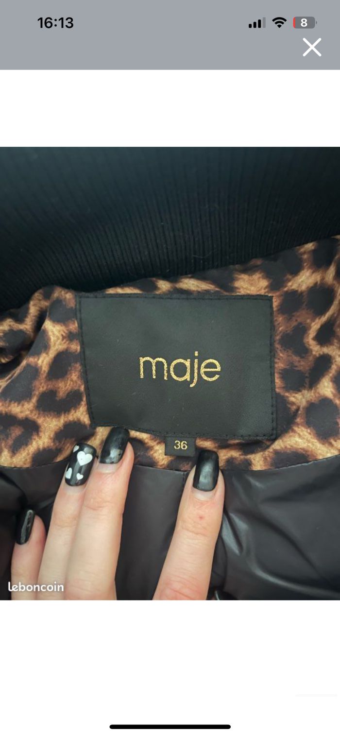 Doudoune MAJE comme neuve - photo numéro 5