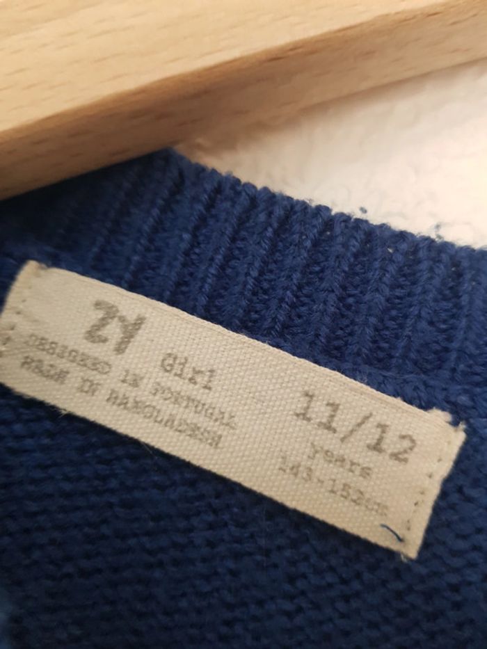 Pull bleu 11-12 ans - photo numéro 3