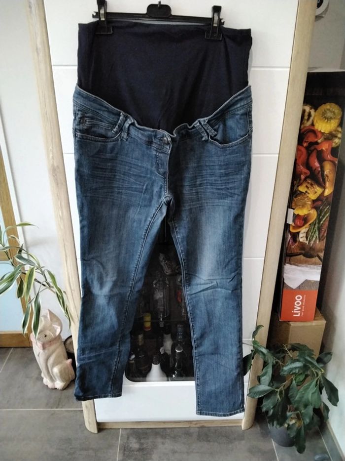 Pantalon jean - femme grossesse - 42