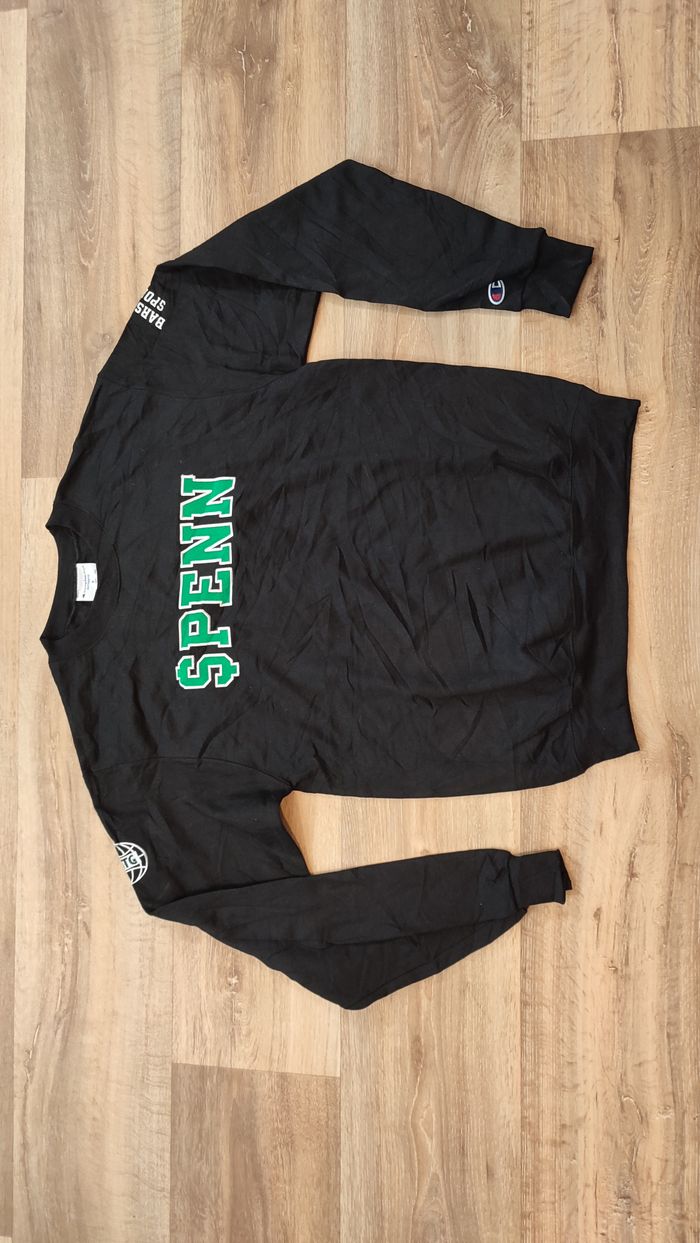 Vêtement Homme Sweatshirts Sweats pull noir Spenn Champion taille S #Retrostreet - photo numéro 5