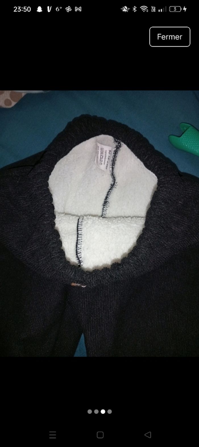 Pantalon polaire noir mixte - photo numéro 2