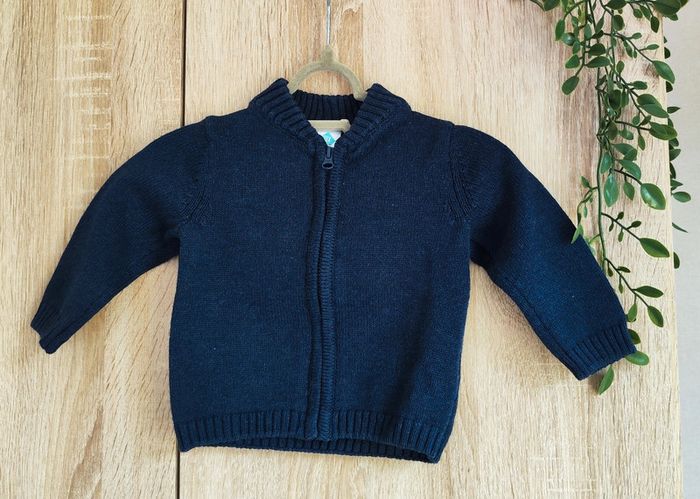 Gilet bleu marine Tex 6 mois