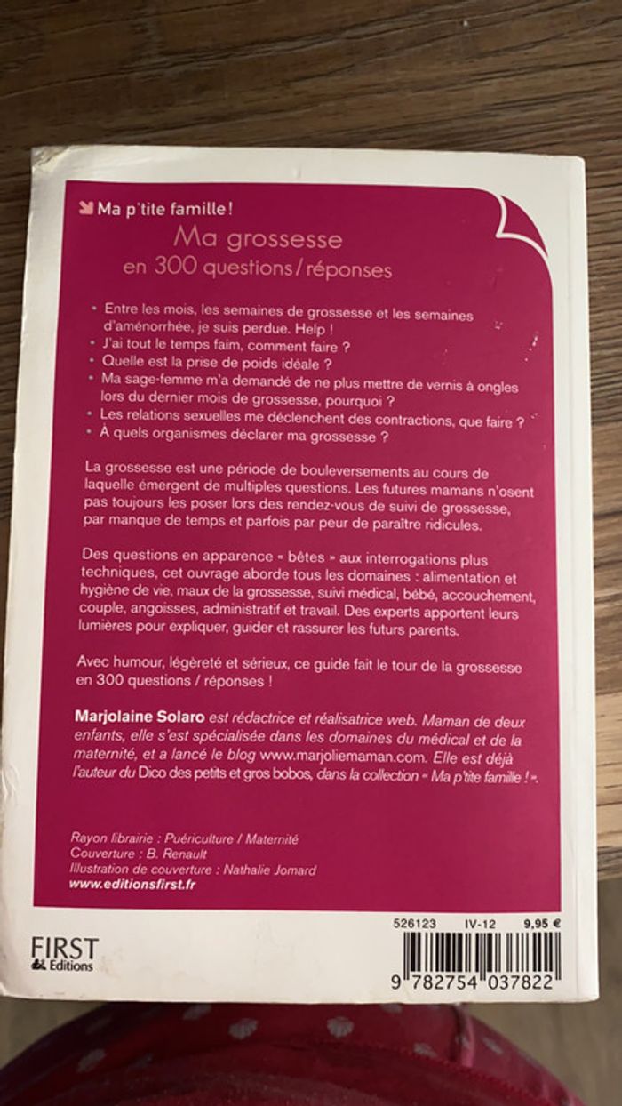 Livre ma grossesse en 300 questions réponses - photo numéro 2