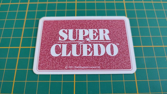 Carte Chandelier pièce détachée jeu de société Super Cluedo Parker #B43 - photo numéro 2