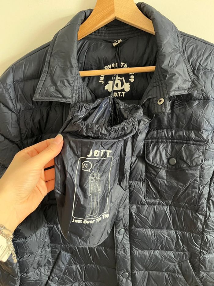 Doudoune/veste matelassée bleu marine Jott - photo numéro 4