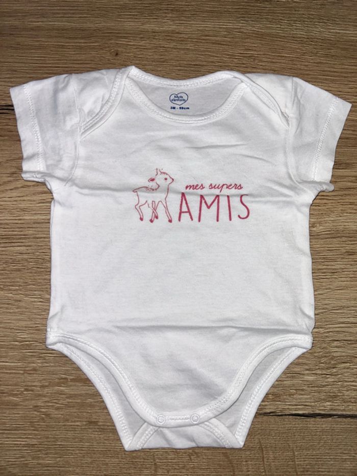 Bodies manches courtes 3mois - photo numéro 6