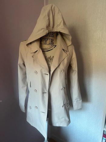 Trench fille beige taille 14ans
