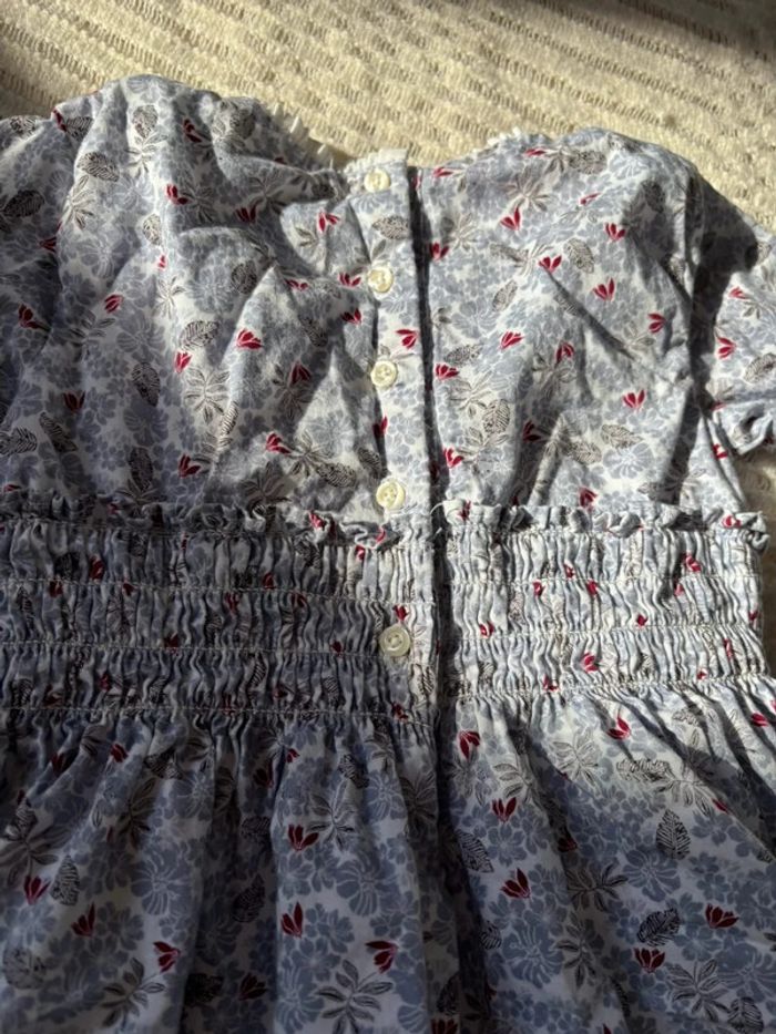 Robe manche longue smockée  fille 1-2 ans - photo numéro 6