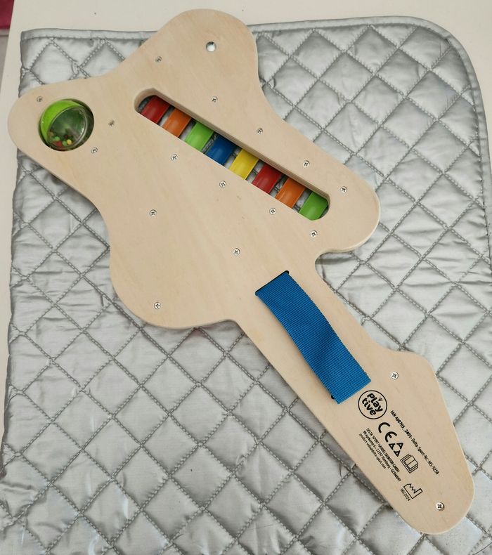 Guitare bois Instrument de musique 6-en-1 playtive lupilu - photo numéro 2