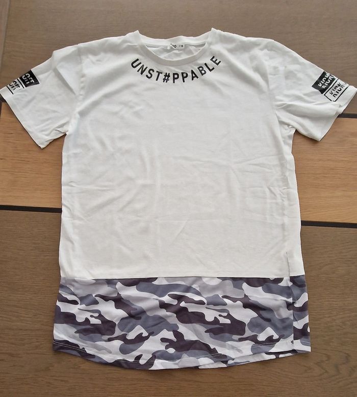 Tee shirt gemo unstoppable 16 ans en parfait état