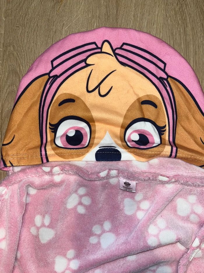 Cape plaid  patpatrouille avec capuche et gant - photo numéro 2