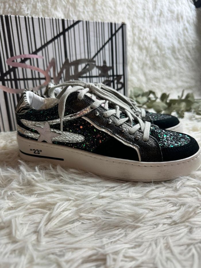Paire de basket pailletées SMR23 taille 37 - photo numéro 2