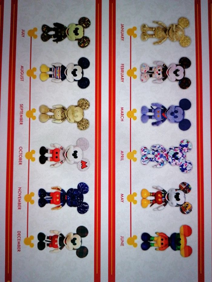 Peluche disney mickey multicolores edition limitée mois de juin 2020 - photo numéro 5