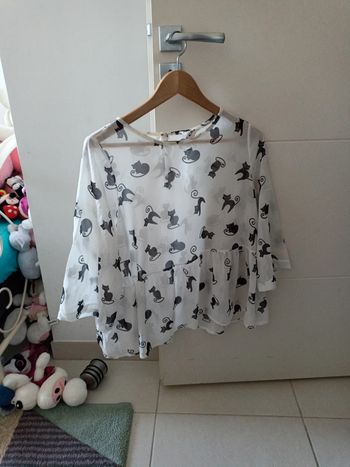 Blouse transparente femme taille M