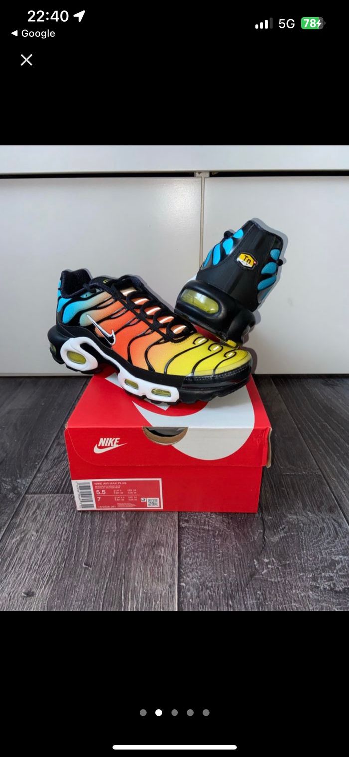 Nike tn jaune rouge bleu 38 - photo numéro 4