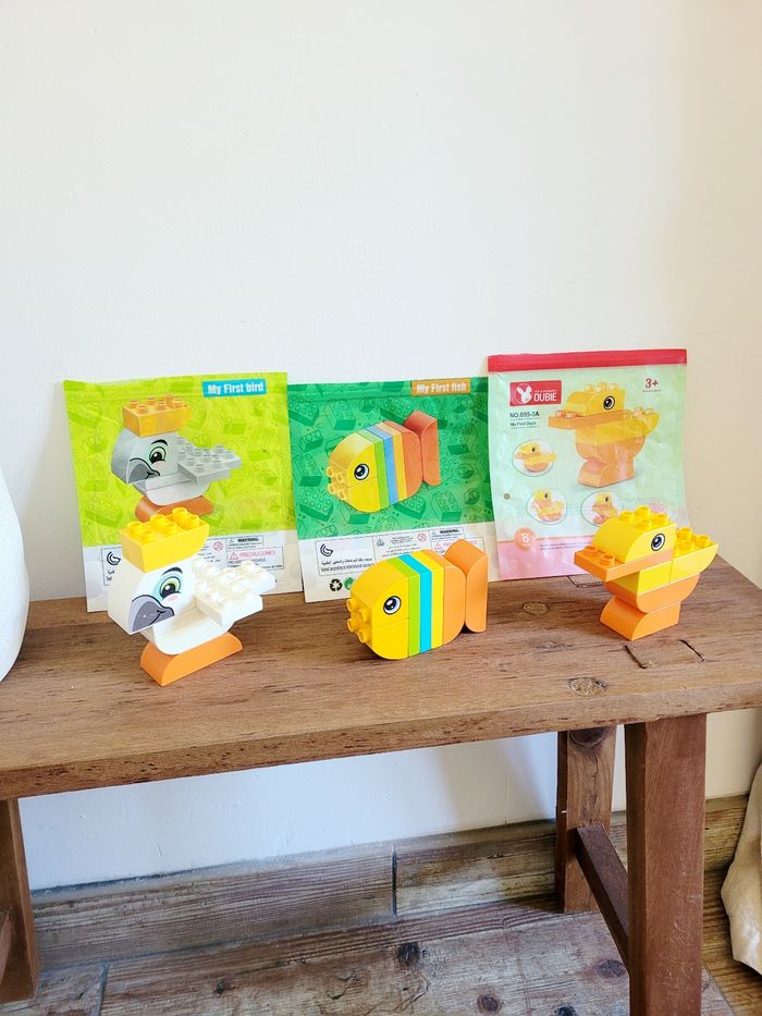 Lot de 3 animaux à construire - photo numéro 1