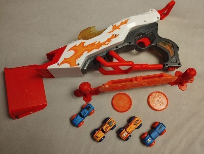 Pistolet double lanceur de voitures nerf nitro - photo numéro 4