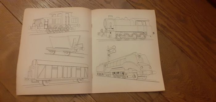 Feuillet de Coloriage wagon chemin de fer - photo numéro 3