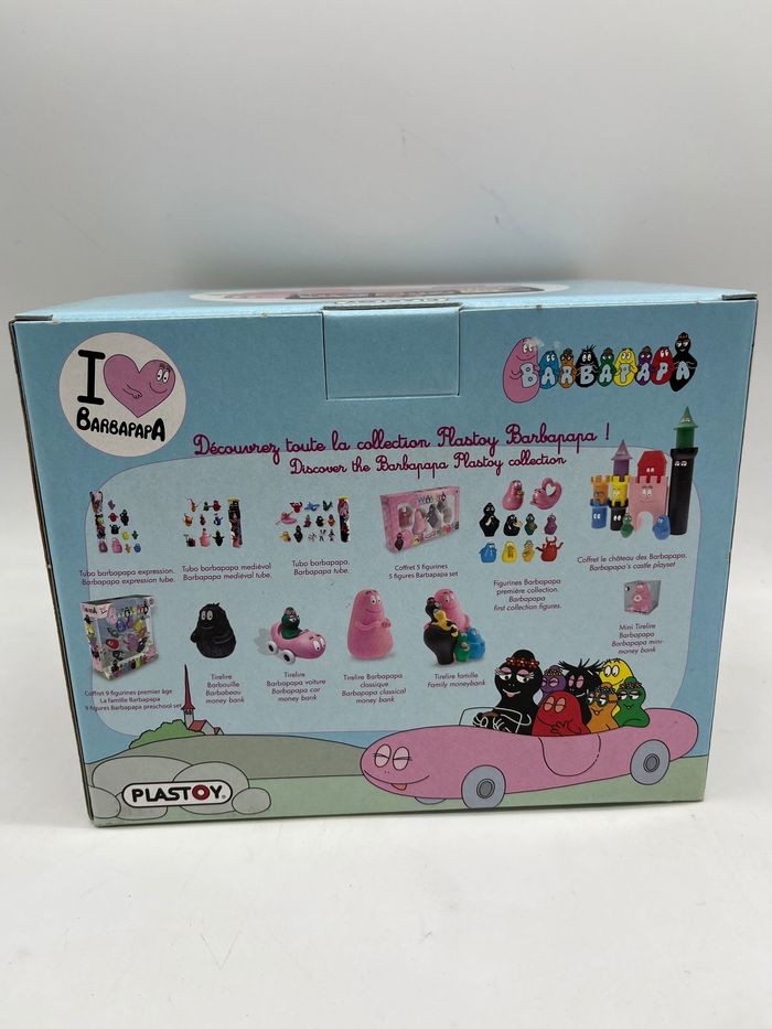 Coffret Tirelire Barbapapa modèle voiture Neuf Plastoy - photo numéro 4