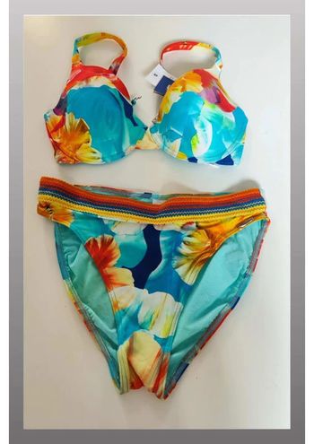 Maillot de bain deux pièces multicolore Sunflair Taille bas 40 Taille haut 85E