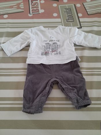 Ensemble bébé garçon Taille 3mois