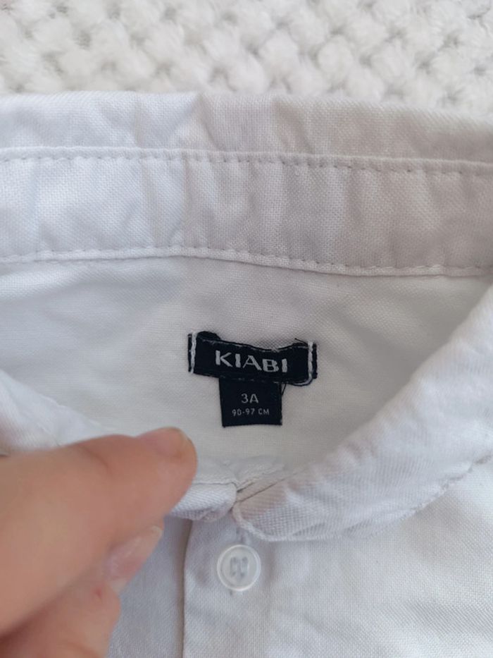 🔸Chemise blanche Kiabi - 3 ans 🔸 - photo numéro 3