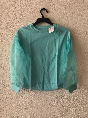 Sweat fille manches voiles T12/13 ans