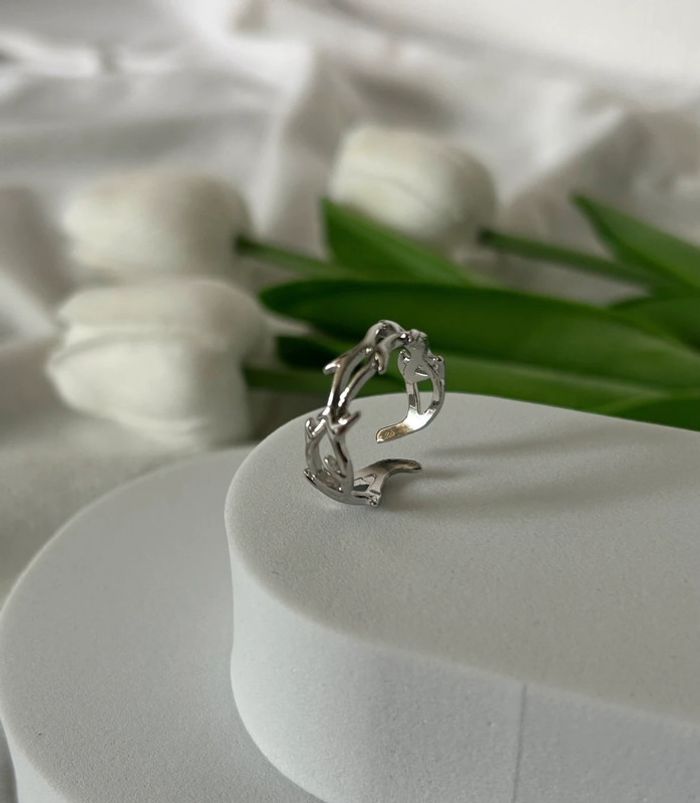 Bague Barbelés Inoxydable - photo numéro 2