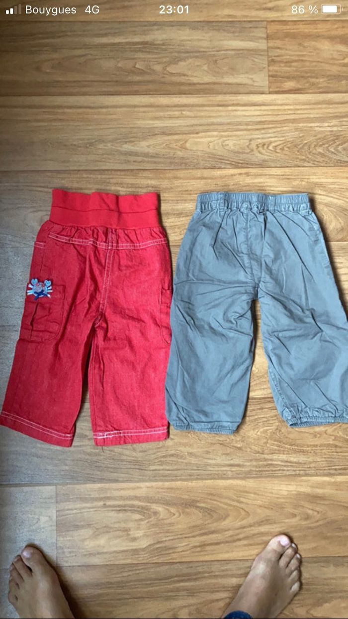 Pantalon 18 mois lot de 2 - photo numéro 2