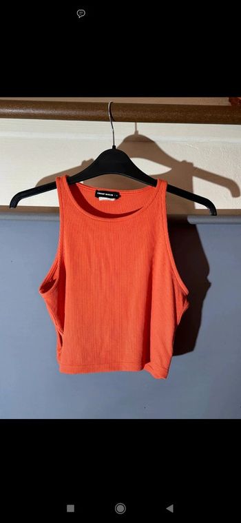 Ensemble top court femme