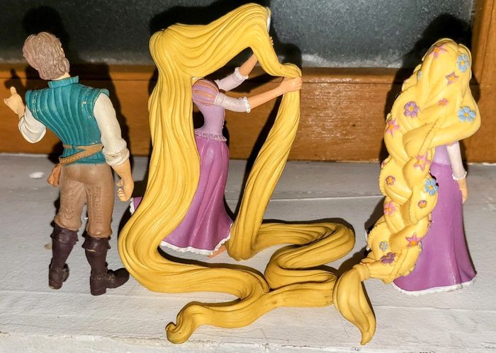 Lot de figurine Walt Disney Princesse Disney Raiponce - photo numéro 2