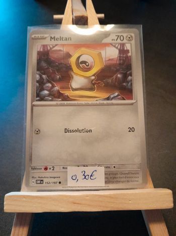 Carte Pokémon Meltan 152/197