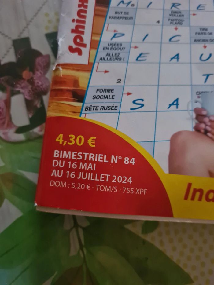 Livre jeux "mots fléchés" avec énigmes niveaux 2/3 - photo numéro 2
